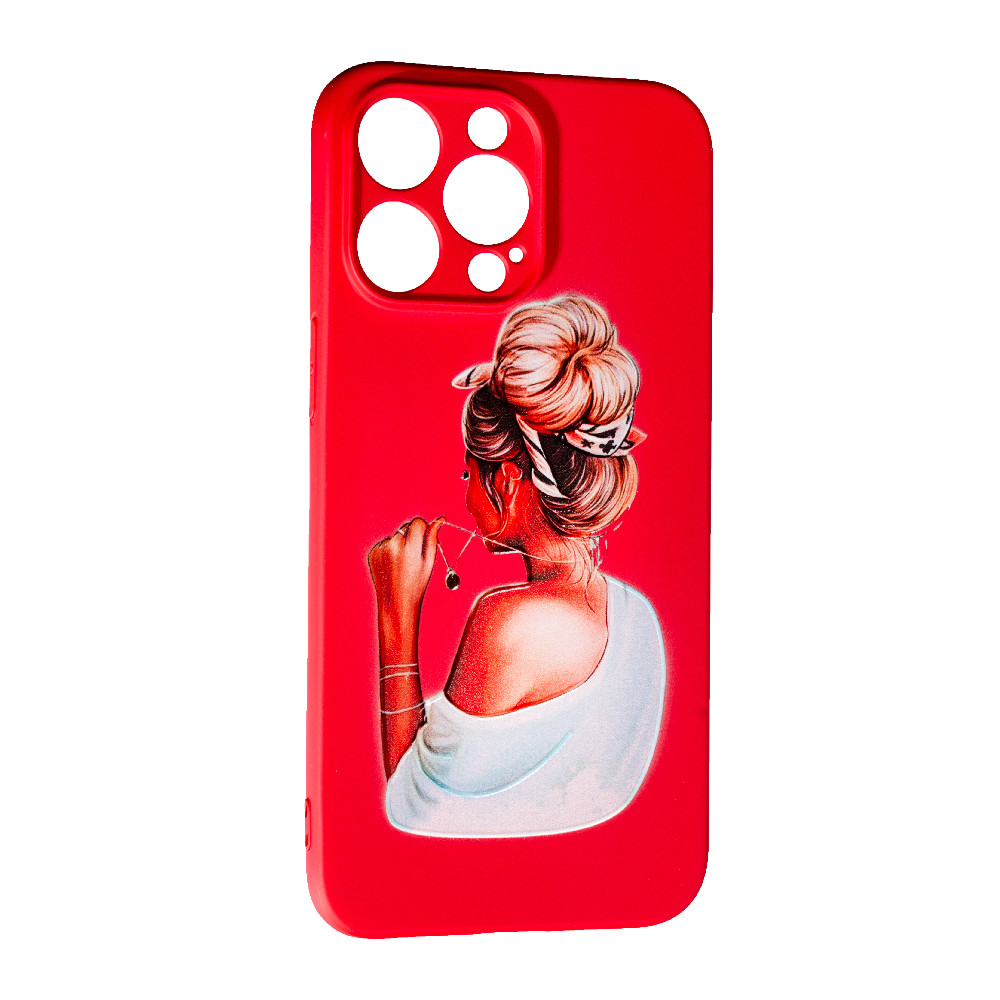 Силіконовий чохол Case Art для Apple iPhone 14 Pro Max Girl