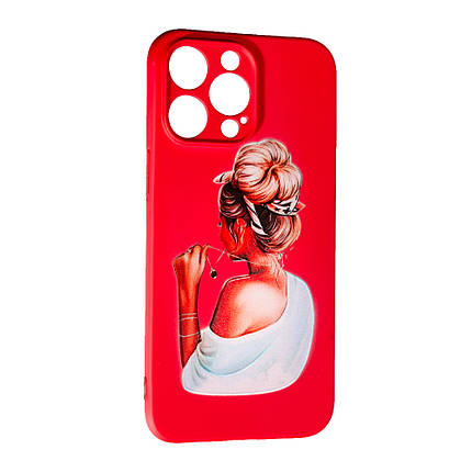 Силіконовий чохол Case Art для Apple iPhone 14 Pro Max Girl, фото 1