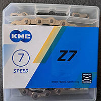 Ланцюг KMC Z7 7 швидкостей 116 ланок + замок