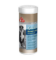 8in1 Excel Brewers Yeast 80таб 8в1 Ексель домішка для підтримки здоров'я шкіри та шерсті собак великих порід