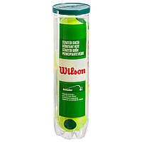 Мяч для большого тенниса WILSON STARTER PLAY GREEN WRT137400 4шт салатовый Код WRT137400(Z)