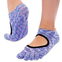 Носки для йоги с закрытыми пальцами SP-Planeta FI-0438 размер 36-41 цвета в ассортименте Код FI-0438(Z)