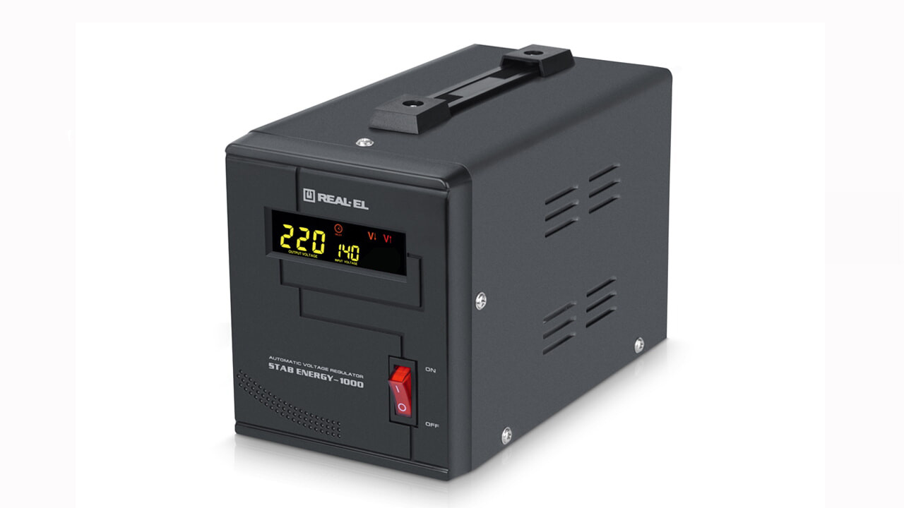 Стабілізатор напруги STAB ENERGY-1000 переносний 1кВА, фото 1