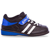 Штангетки взуття для важкої атлетики SP-Sport OB-1264 розмір 39-45 чорний-синій Код OB-1264(Z)
