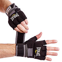 Перчатки-бинты внутренние гелевые для бокса и единоборств EVERLAST 4355B HAND WRAPS M-XL черный Код