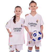 Форма футбольная детская REAL MADRID домашняя 2021 SP-Planeta CO-2472 8-14 лет белый Код CO-2472(Z)