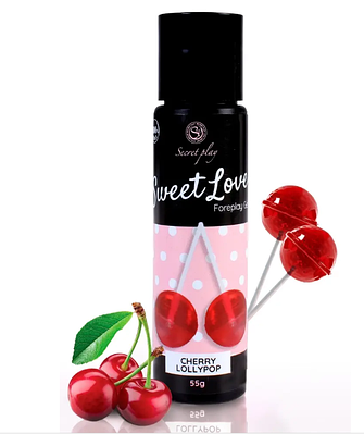 Гель для орального сексу Secret Play — Sweet Love Cherry Lollipop Gel, 60 ml