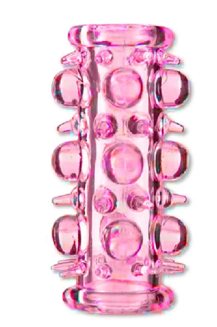 Насадка стимулювальна BOSS Stretchy Sleeve Pink, фото 1