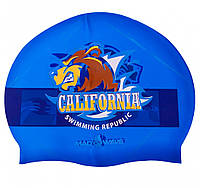 Шапочка для плавания MadWave CALIFORNIA M055833000W темно-синий Код M055833000W(Z)