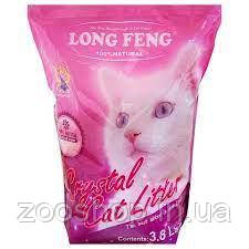 Long Feng Crystal Cat Litter силікагелевий наповнювач для котів 3,8 л, фото 2