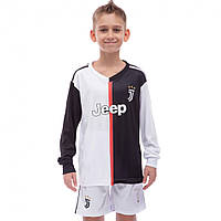 Форма футбольная с длинным рукавом детская SP-Sport JUVENTUS RONALDO 7 2020 CO-1678-W рост 110-165с(Z)