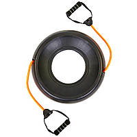 Подставка со съемными эспандерами для фитбола PRO-SUPRA FI-0850-T диаметр-12x2,5мм длина-48см черный Код(Z)