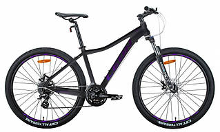 Велосипед AL 27.5" LEON XC-LADY AM DD 2021 рама 16.5" Антрацитовий з фіолетовим