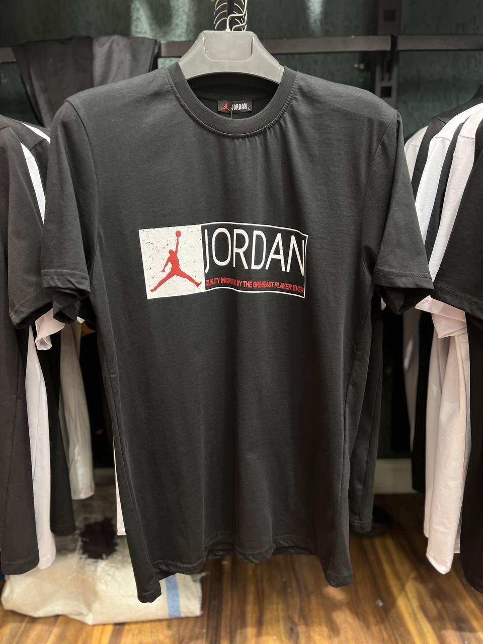 Красиві модні футболки Jordan. Стильні чорні футболки. Модні футболки чоловічі та жіночі для підлітків