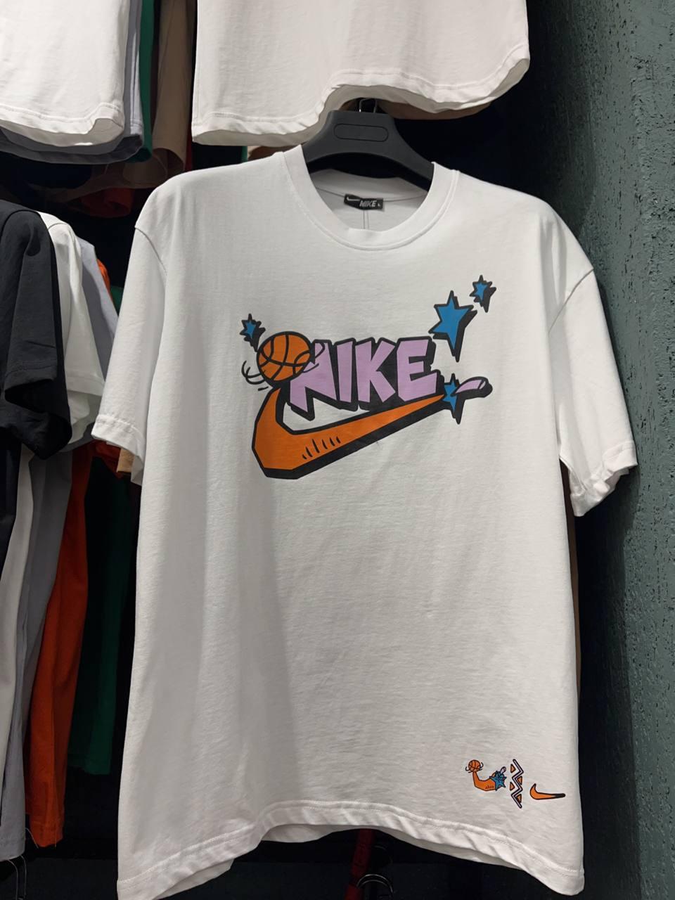 Молодіжні футболки модні білі Nike. Стильні футболки унісекс літні. Футболки для підлітків білі
