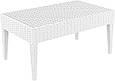 Столик пластиковий Miami Lounge Tadle Siesta, білий, фото 2