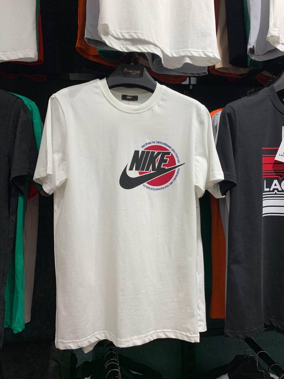 Літня футболка для чоловіків Nike. Жіночі модні літні футболки. Стильна біла футболка для підлітків
