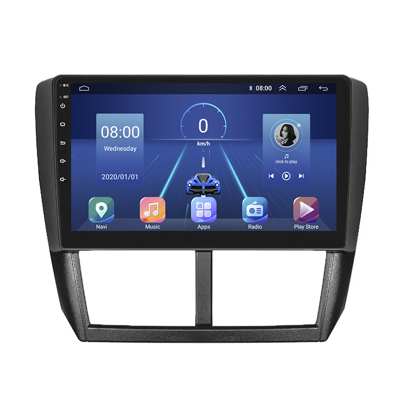 Стандартне радіо Леско для Subaru Impreza III 2007-2011 екран 9 "2/32gb 4G Wi-Fi GPS TOP, фото 1