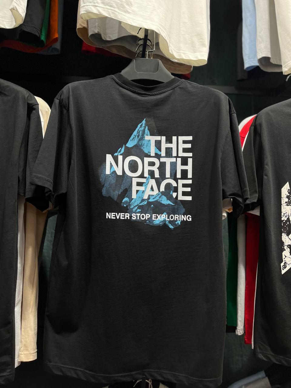 Футболка для підлітків TNF The North Face. Чорна футболка молодіжний унісекс. Жіночі та чоловічі футболки