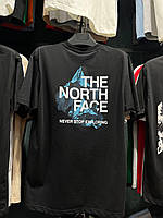 Футболки для подростков TNF The North Face. Черная футболка молодежная унисекс. Женские и мужские футболки