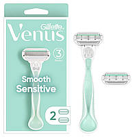 Станок для гоління жіночий (Бритва) Venus Smooth з 2 змінними картриджами