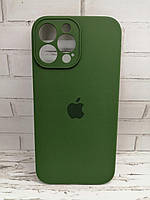 Чохол на iPhone 13 Pro Max накладка бампер протиударний Original Soft Case army green