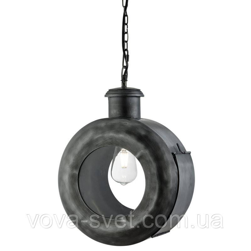 Світильник стельовий підвіс Loft [ Port Hole ] (antique black)