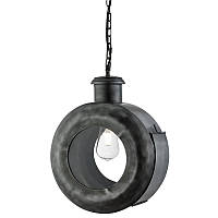 Світильник стельовий підвіс Loft [ Port Hole ] (antique black)