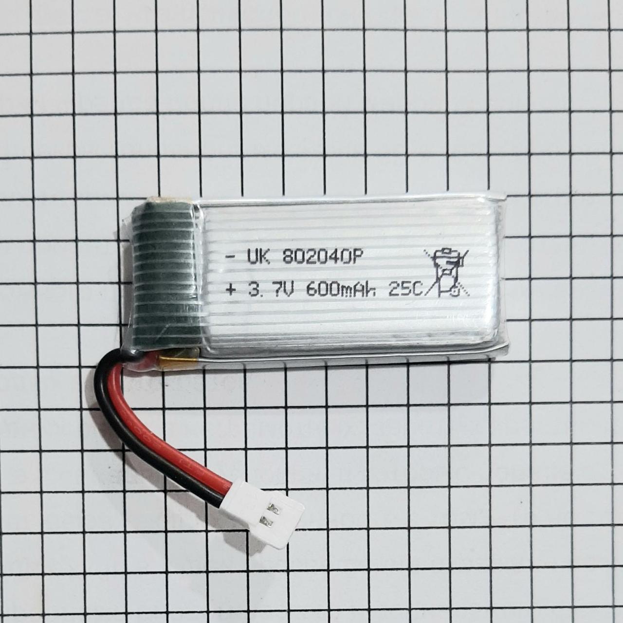 Акумулятор для квадрокоптера 802040 600mah