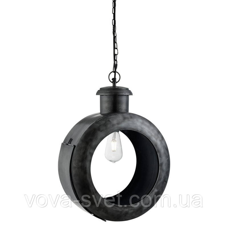 Світильник стельовий підвіс Loft [ Port Hole ] (antique black)