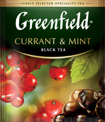 Чай Greenfield Currant & Mint 100 пак.