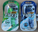Набір бритв без змінних катриджів BIC Flex 3 3 шт, фото 2