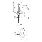 Змішувач для раковини Qtap Matice 1063103С, фото 3