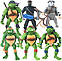 Набір фігурок 6шт м\ф "Черепашки Ніндзя" - TMNT, 13CM, фото 4