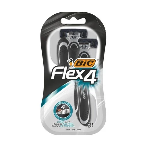 Набір бритв без змінних катриджів BIC Flex 4 (3 шт), фото 1