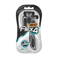 Набор бритв без сменных картриджей BIC Flex 4 (3 шт)