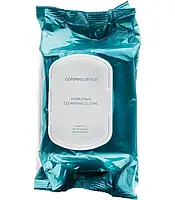 Серветки для очищення шкіри обличчя та зняття макіяжу Colorescience HYDRATING CLEANSING CLOTHS 30 штук