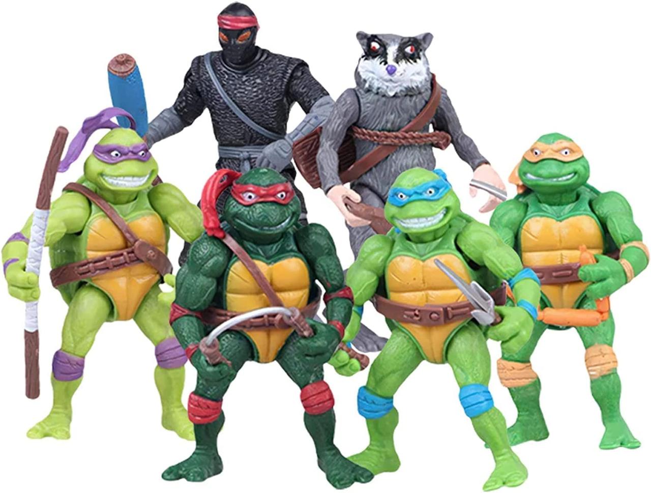 Набір фігурок 6шт м\ф "Черепашки Ніндзя" - TMNT, 13CM