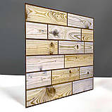 Декоративна ПВХ плитка на самоклейці карамельная 300х300х4мм, ціна за 1 шт. (СПП-606) SW-00001133, фото 4