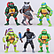 Набір фігурок 6шт м\ф "Черепашки Ніндзя" - TMNT, 13CM, фото 3