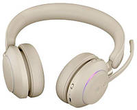 Навушники з мікрофоном JABRA Evolve2 65 Link380c MS Stereo Beige (26599-999-898)