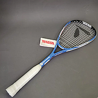 Оригінальна ракетка для сквошу із чохлом алюмінієва для дорослих TELOON TORNADO 27 дюймів Синій (TOUR180)