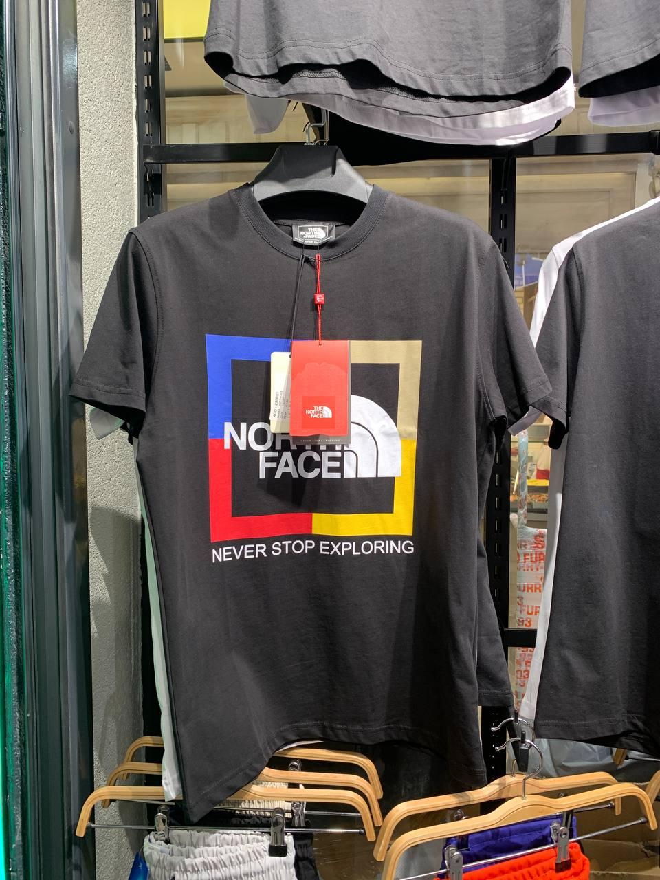Літня футболка для чоловіків TNF The North Face. Жіноча футболка жіноча чорна. Модні футболки підліткові