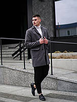 Чоловіче пальто коротке кашемірове класичне чорне весняне осіннє Туреччина. Живе фото, фото 8