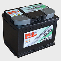 Аккумулятор автомобильный 60Ач (+/-) SILVER АКБ 242x175x190
