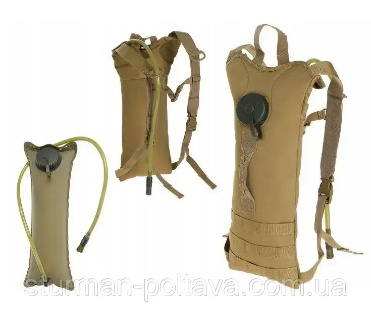 Гідратор армійський тактичний на 3 літри WATER PACK — 3,0 L виробництво Mil-Tec Німеччина, фото 1