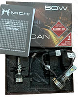 Светодиодная лампа LED Michi Н1 Н7 Н11 9005/9006 CAN 50W обход ошибки