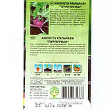 Капуста кольрабі пурпурова, насіння 0,5 г, фото 2