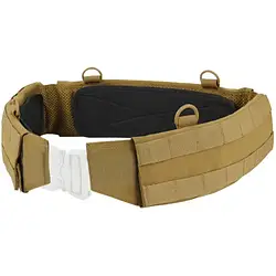 Тактичний пояс Condor SLIM BATTLE BELT 121160-498-M Coyote із системою Моллі, без ременя