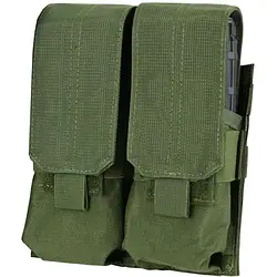 Тактичний підсумок Condor DOUBLE M4 MAG Olive для 2-х магазинів, закритий (MA4-001)